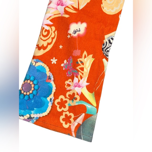 NWOT - Birds, Butterflies, Floral , Whimsy Fitted Flare Corduroys - Picture 8 of 15